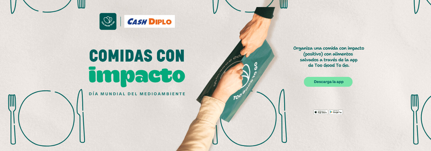 Salva comida con CASH DIPLO y Too Good To Go